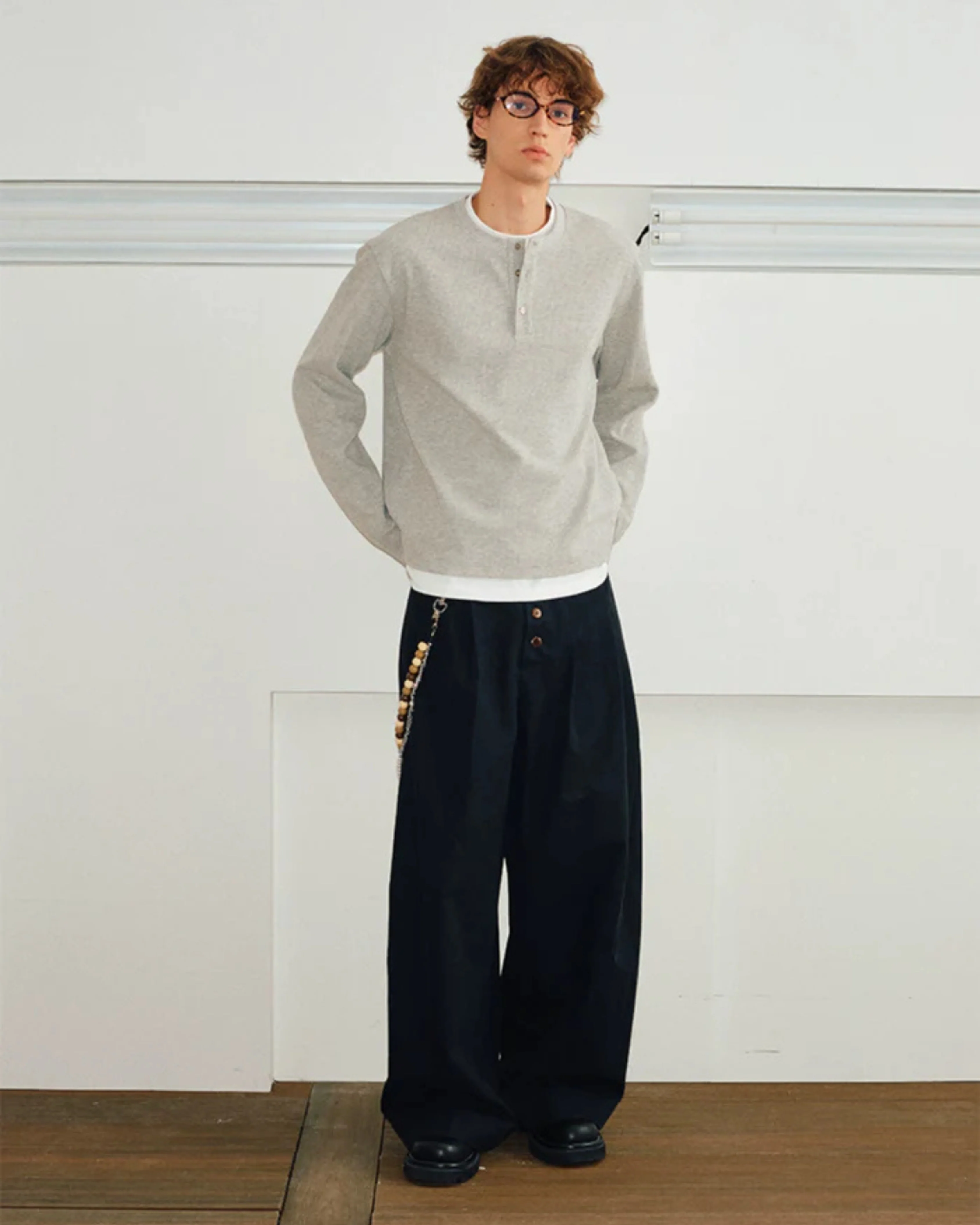 HENLEY - 001 ( GREY ) - Image 5