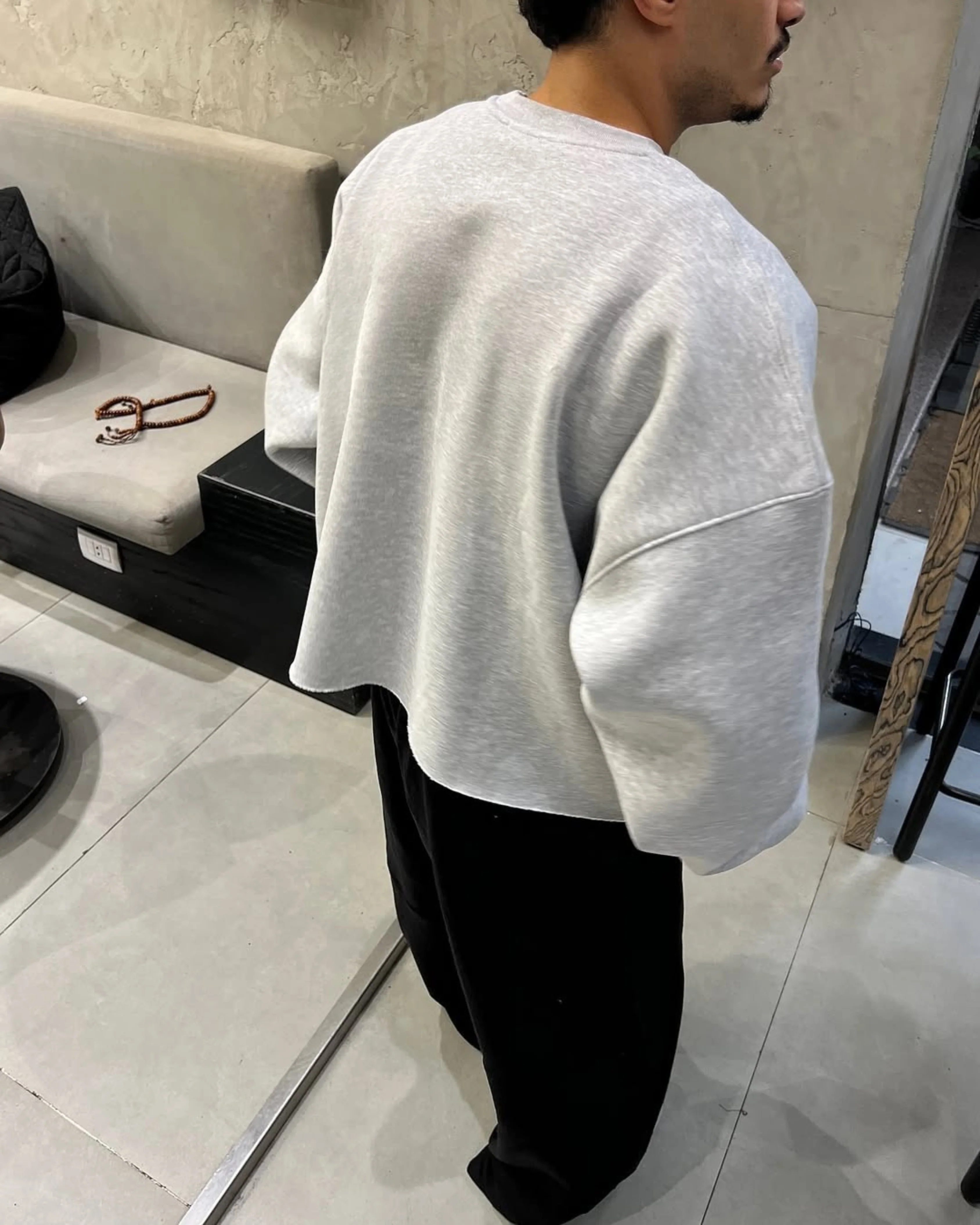 SWEATSHIRT-001 ( GREY ) - Image 4